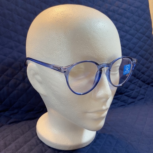KENZHOU Anti-Blue Ray Glasses. Blue clear frames. Flexible Temples. New in Box. - Picture 1 of 10